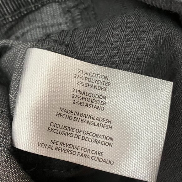 Gap Womens Gray Ribbed Corduroy Cut Off Frayed Hem Gray Shorts 4" Inseam Size 10 - Picture 5 of 5